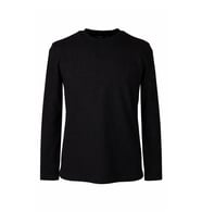 Trender Waffle O Yaka Siyah Erkek Sweatshirt 5073-2