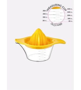Limon Sıkacaği Şeffaf Ölçü Kaplı (400Ml)