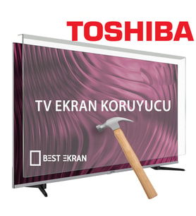 Toshiba 65UV2363DT Tv Ekran Koruyucu - Toshiba 65" inç Kırılmaz Koruyucu
