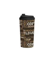 470cc Desenli Kahve Bardağı Coffee Yazılı (Karışık)