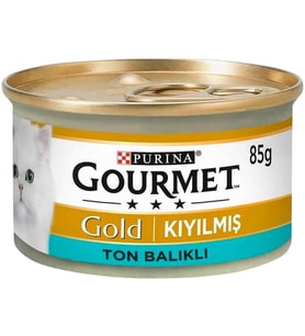 Gourmet Gold Kıyılmış Ton Balıklı Konserve Kedi Maması 85 Gr
