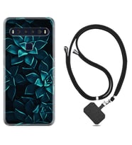 TCL 10L 10 Plus 10SE 20E 20SE 30 L7 Kılıf Boyun Askılı Silikon Mistik Çiçekler 1650