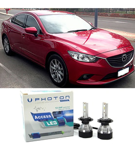 Mazda 6 Led Xenon Kısa Far Ampulü H7 Access Yeni Seri Beyaz