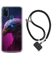 Samsung M21 M22 M23 M30 M31S M32 Kılıf Boyun Askılı Silikon Kartal 1622
