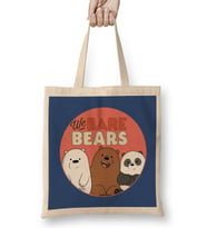 Cartoons We Bare Bears Bez Çanta Uzun Saplı