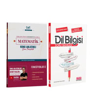 Çap Yayınları Matematik Fonksiyonlar II ve AKM Dil Bilgisi Soru Bankası Seti 2 Kitap
