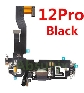 Tkgz İPhone 12 PRO FULL Şarj Soketi (SİYAH)