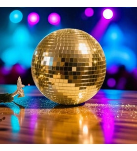 Disko Topu 20 Cm - GOLD Yüksek Kalite Profesyonel Disko Topu - Ev Dekorasyon