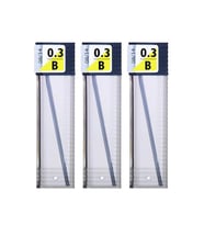0.3 Kalem Ucu 60 mm 3 Paket 0,3 Min Kalem Uç Teknik Kalem Yedeği Mono Tombow 60 mm 3 Paket