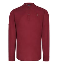 G783 DEWBERRY HAKİM YAKA ERKEK GÖMLEK-BORDO