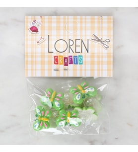Crafts Yeşil 8'Li Düğme - 3019