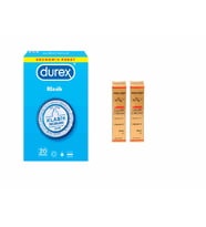 1 KUTU DUREX 20'Lİ EKO PAKET + 2 ADET DELAY 48000 GECİKTİRİCİ SPREY %100 ORJİNAL