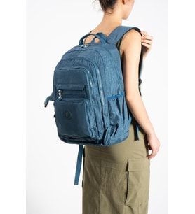 Unisex Okul Çantası Lise Ortaokul Üniversite Sırt Çantası 43*30 Cm Hafif Klinkır Kumaş Çok Cepli