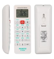 Huayu K-6600 Üniversal Akıllı Klima Kumandası 99% Uyumluluk LCD Ekranlı