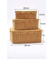 Set Rattan Sepet / Sepet / Rattan Sepet / Çok Amaçlı Sepet