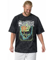Sleep Token Rock Metal Müzik Grubu Baskılı Unisex Oversize Vintage Yıkamalı Tişört