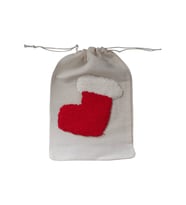 Hediyedelisi Yılbaşı Süsü Punch İşleme Hediye Kesesi 20 cm x 28 cm
