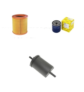 Filtre Bakım Seti Peugeot 306 1.4 Benzinli 75 Beygir 1996-2000 Hava + Yağ f. + Yakıt Filtre Bosch