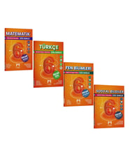 Mozaik 6.Sınıf Matematik Türkçe Fen ve Sosyal Bilimler Soru Bankası Seti 4 Kitap