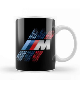 Bmw M Logo Artwork Kupa Bardak Porselen