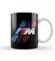 Bmw M Logo Artwork Kupa Bardak Porselen