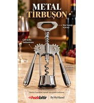 Professional Metal Tirbüşon Şarap Şişe Açacağı Türbişon Tirbişon