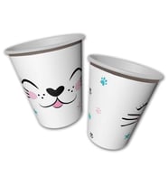 Miss Cat Karton Bardak - 8 Adet