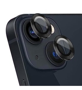Microsonic Apple iPhone 15 Plus Tekli Kamera Lens Koruma Camı Siyah (Siyah)