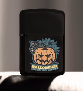 BK Gift Halloween Tasarımlı Renkli Baskılı Siyah Benzinli Metal Çakmak-2
