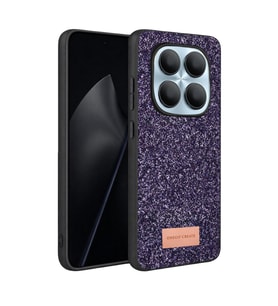 Onegif Xiaomi Redmi Note 15 4G Bright Simli Kapak - Derin Mor