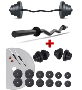 Ecgspor Z BAR Dambıl Seti ve Fitness Ağırlık Seti 75 KG