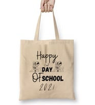 Happy First Day Of School Quotes 2021 BACK TO SCHOOL Bez Çanta Uzun Saplı