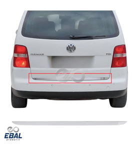 VW Touran Krom Alt Bagaj Çıtası 2003-2009 P. Çelik