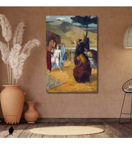 Tekli Dikey Kanvas Edgar Degas Alexander And Bucephalus
