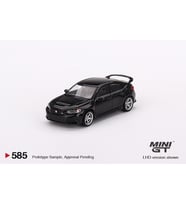 Mini GT 1:64 Honda Civic Type R Crystal Black Pearl 2023 – Advan GT Wheels, Limited Edition #585