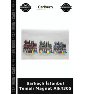 Özel Üretim Hediyelik Hatıra Dekoratif Turistik Şehir Sarkaçlı İstanbul Temalı Magnet Alk4305