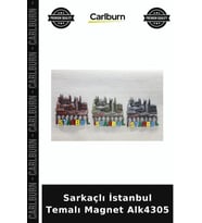 Özel Üretim Hediyelik Hatıra Dekoratif Turistik Şehir Sarkaçlı İstanbul Temalı Magnet Alk4305