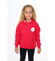Toontoy Kız Çocuk Baskılı Sweatshirt (Koyu Fuşya)