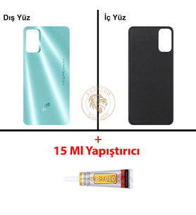 Reeder Yapıştırıcı S19 Max Pro S Turkuaz Yapıştırıcı B-7000 Yapıştırıcı Arka Kapak Arka Cam Batarya Kapağı Lazer Kesim Kapak Pil Kapağı Back Cover