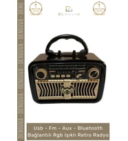 #Radyo Everton RT552 Bluetooth Nostalji Retro USB Güçlü Şarjlı Radyo Mp3 Player Müzik Kutusu