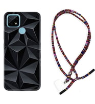 Realme C11 C21 C21Y C25Y C11 2021 Kılıf Boyun Asklı Rasta Silikon Prizmalar 1782