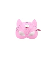 Deri Fantezi Maskesi Pembe