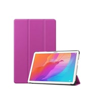 Huawei MatePad T10 Uyumlu Zore Smart Cover Standlı 1-1 Kılıf (Pembe)