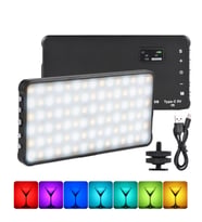 135 Ledli RGB Led Işık Video Kamera Işığı Taşınabilir Mobil Efekt Dolgu Işığı