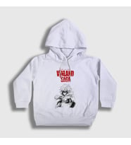 Presmono Unisex Çocuk Beyaz Poster Thorfinn Anime Vinland Saga Kapüşonlu Sweatshirt 471782tt