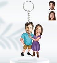 Kişiye Özel Sevgili Model  Ahşap Anahtarlık-9