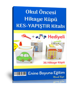 Okul Öncesi Hikaye Küpü KES-YAPIŞTIR Kitabı