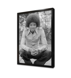 Michael Jackson Çerçeveli Cam Tablo