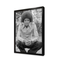 Michael Jackson Çerçeveli Cam Tablo
