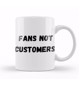 Fans Not Customers European Super League Kupa Bardak Porselen